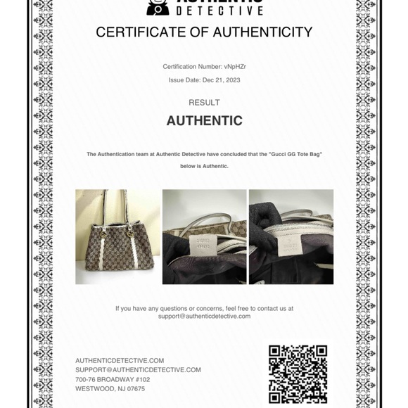 S⭕️LD. Gucci Twin Canvas Tote - Picture 3 of 16